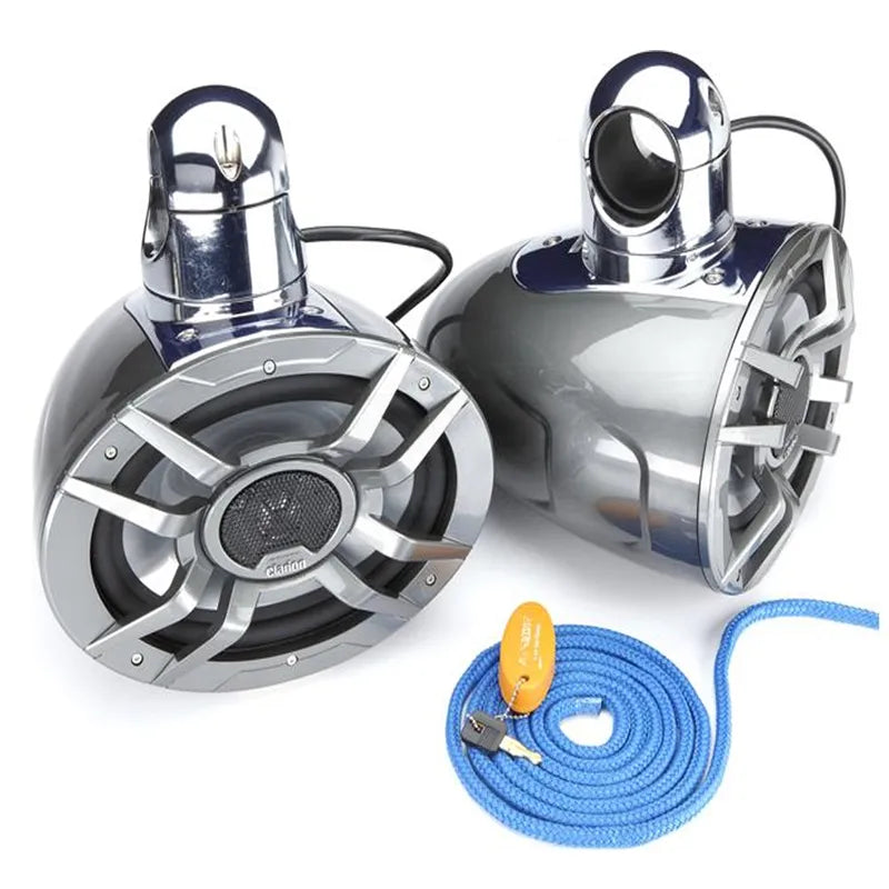 Clarion CM7123T 7 x 10" Marine Wakeboard Tower Speakers