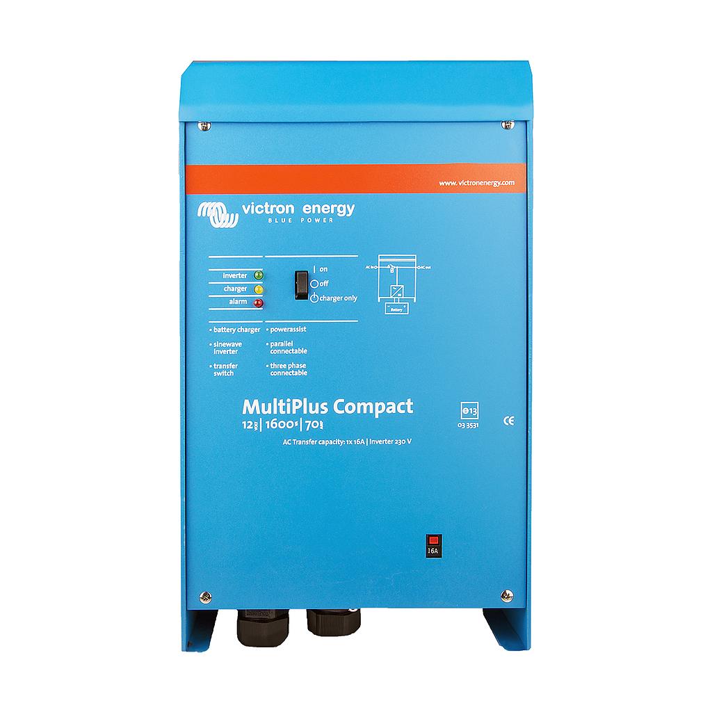 Victron Energy CMP122160000 | 230V MultiPlus Compact | 12/1600/70-16 230V VE.Bus