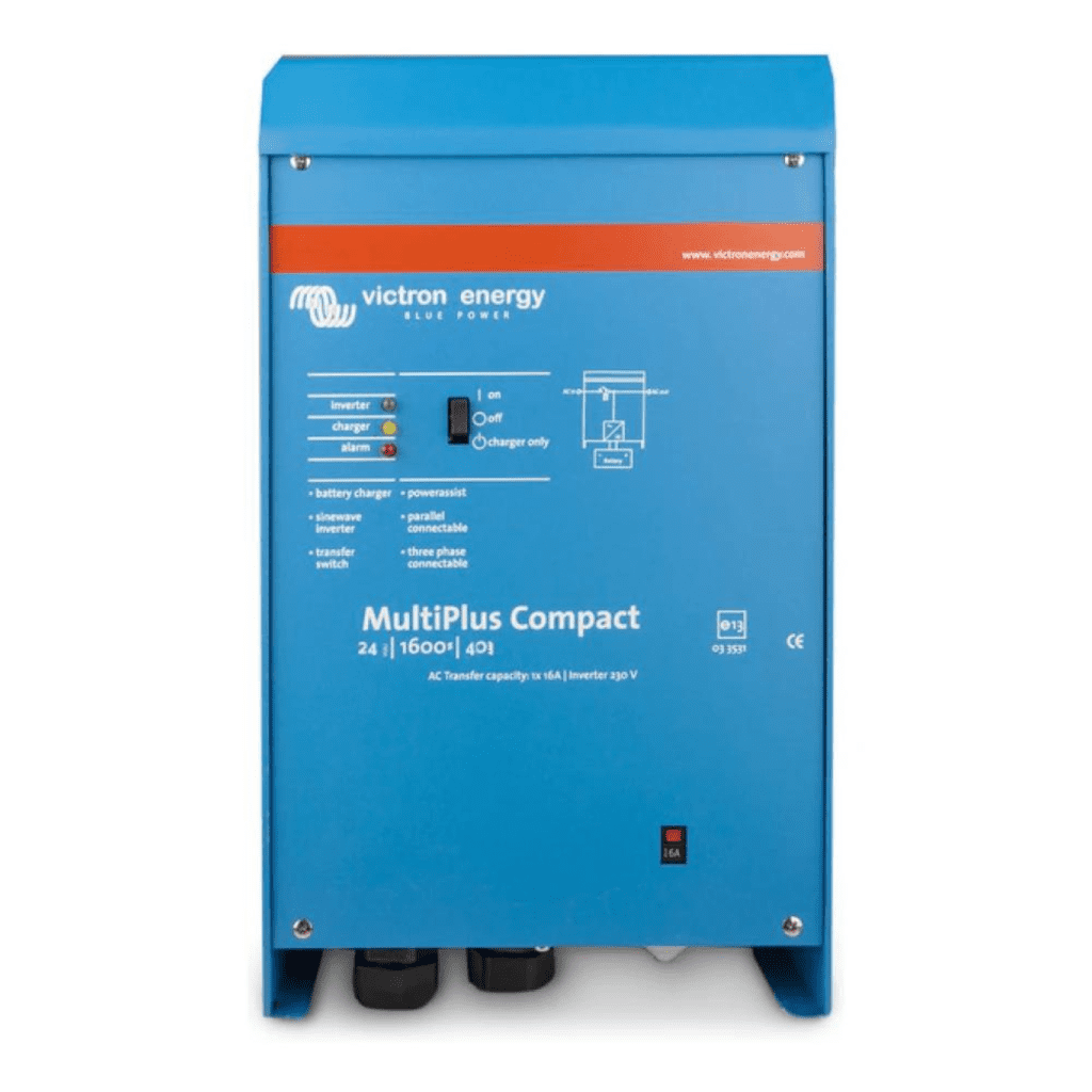 Victron Energy CMP242160000 MultiPlus Compact 24/1600/40-16 230V VE.Bus | Reliable Off-Grid Inverter Charger