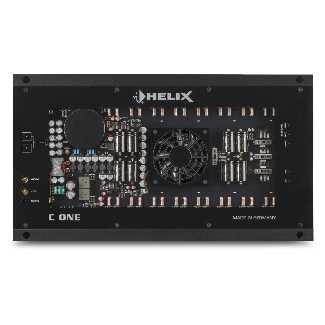 Helix C ONE | 1 Channel High-End Analog Amplifier | 1100W RMS 1Ω Stable