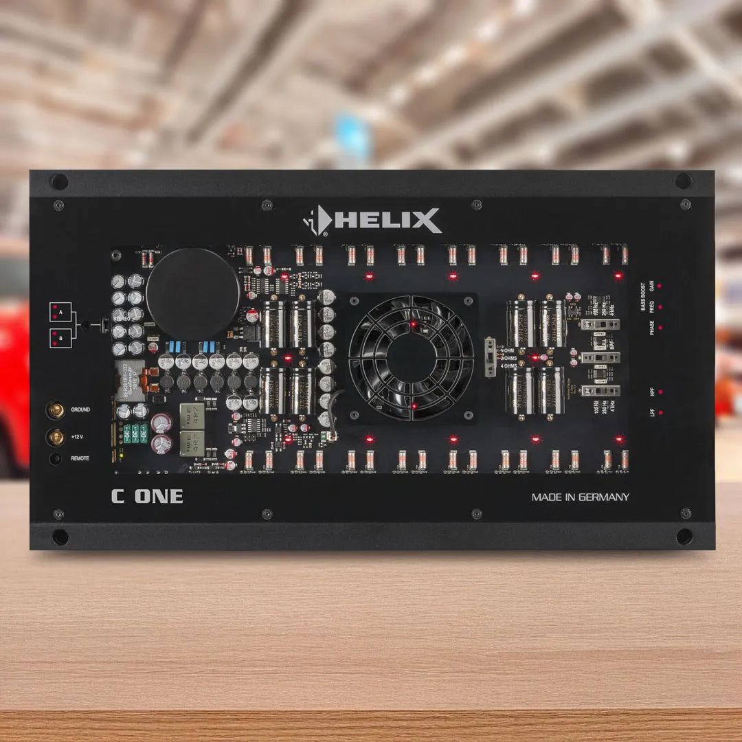 Helix C ONE | 1 Channel High-End Analog Amplifier | 1100W RMS 1Ω Stable
