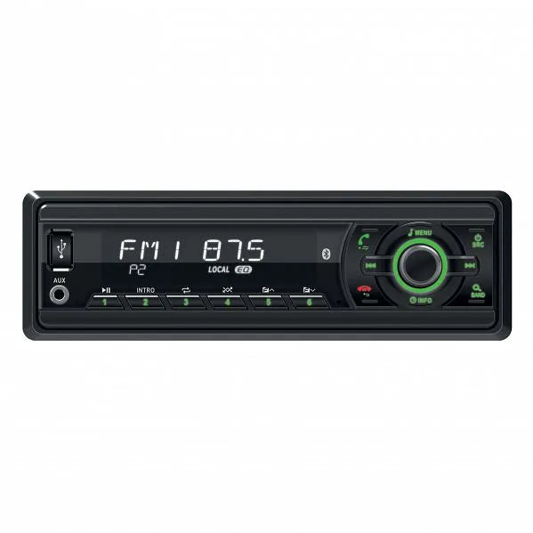 Crystal Mobile CR1801 Single DIN Mechless Digital Media Receiver With BT/USB/AUX