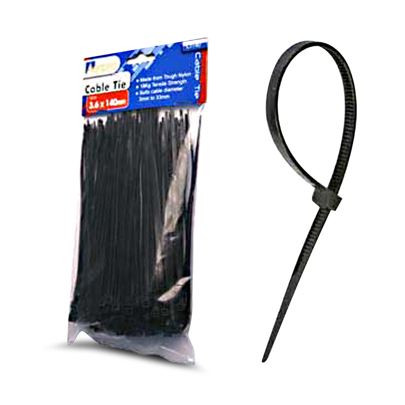Aerpro CT140 3.6mm x 140mm Cable Ties 125 Pack