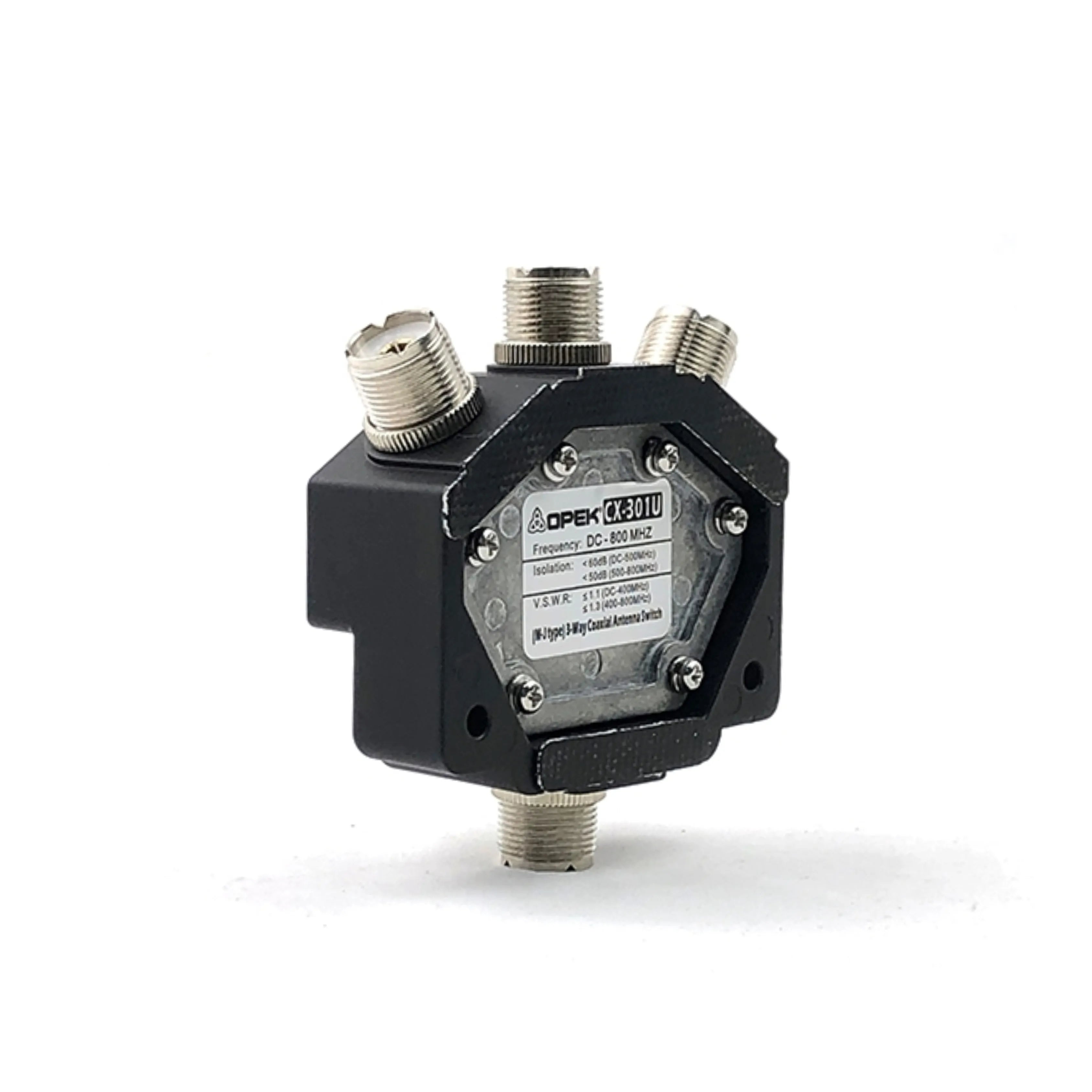 OPEK CX301U - 3-Way Coaxial Antenna Switch for VHF/UHF Radio Systems