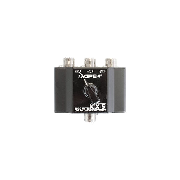 OPEK CX5 - 3-Position Coaxial Antenna Switch Box for Radio Systems