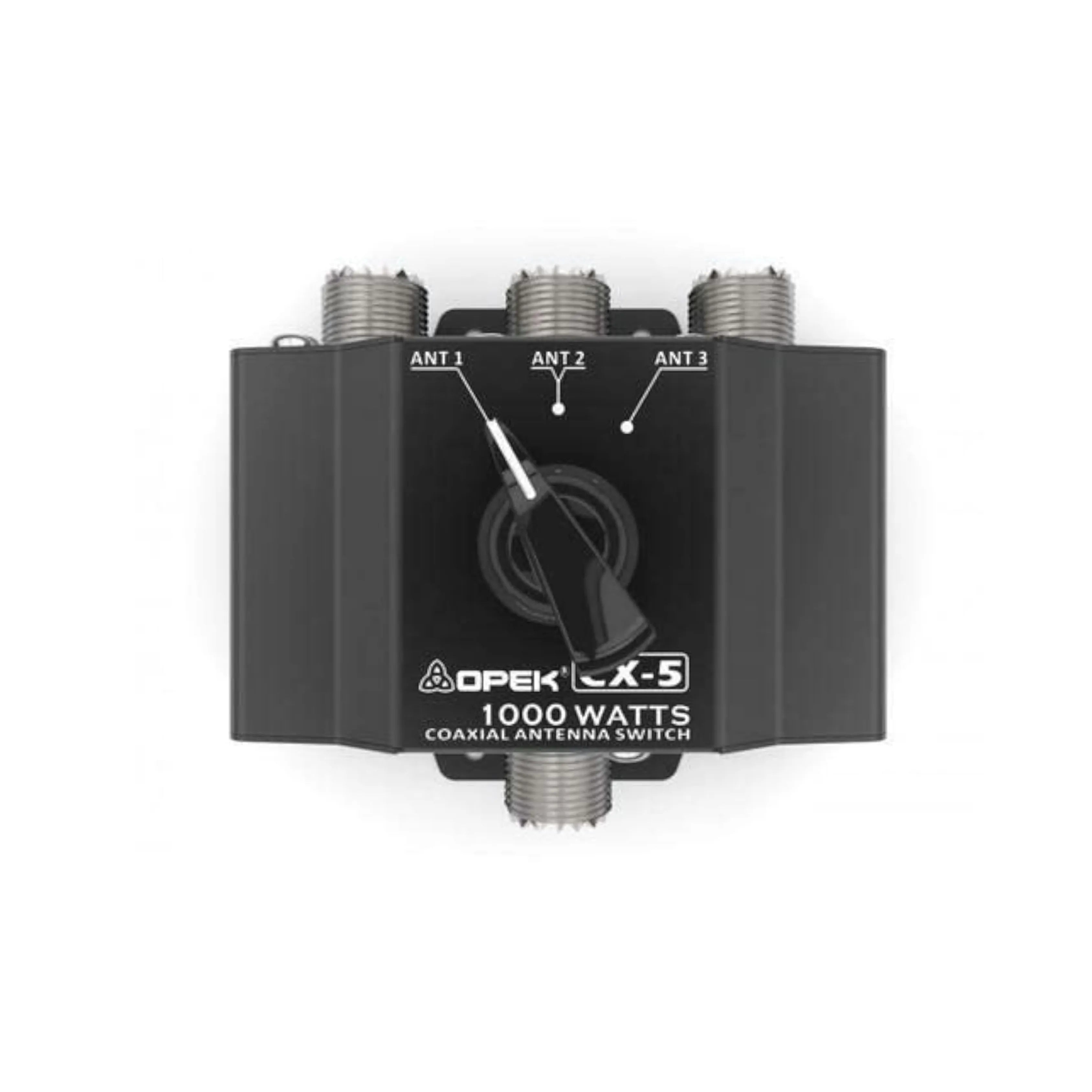 OPEK CX5 - 3-Position Coaxial Antenna Switch Box for Radio Systems