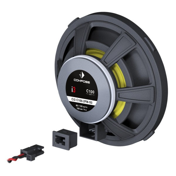 HELIX COMPOSE Ci3 C100.2FM-S3 | 4" 2-Way Performance Coaxial | COMPOSE i3 Series 3Ω