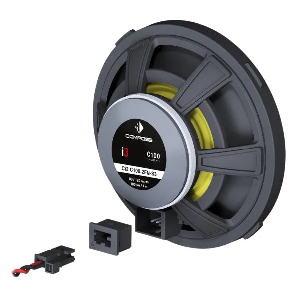 HELIX COMPOSE Ci3 C100.2FM-S3 | 4" 2-Way Performance Coaxial | COMPOSE i3 Series 3Ω