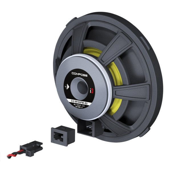 HELIX COMPOSE Ci3 M100FM-S3 | 4" Performance Midrange Speaker | COMPOSE i3 Series