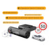 Vueroid D20-F2 Full HD Front and Rear 2-Channel Dash Cam with ADAS