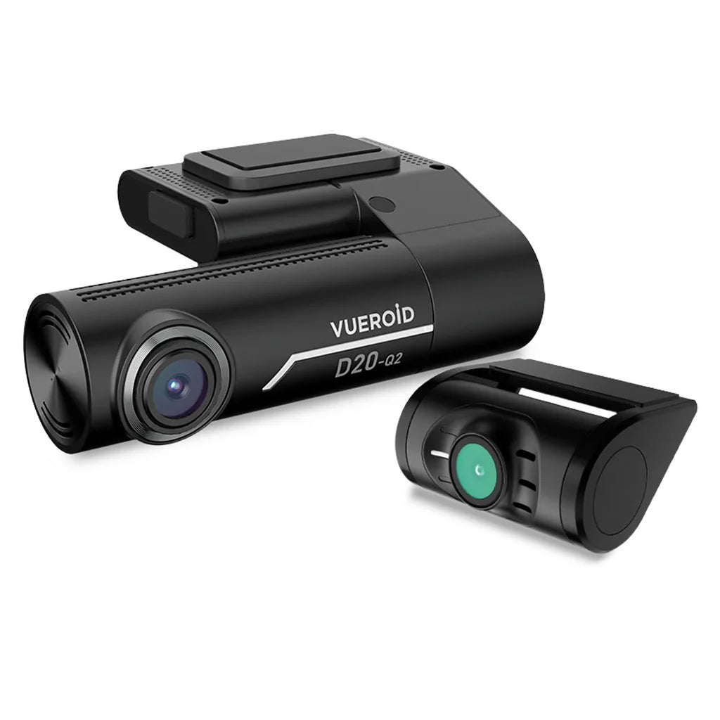 Vueroid D20-Q2 2K QHD Front and Rear 2-Channel Dash Cam with ADAS