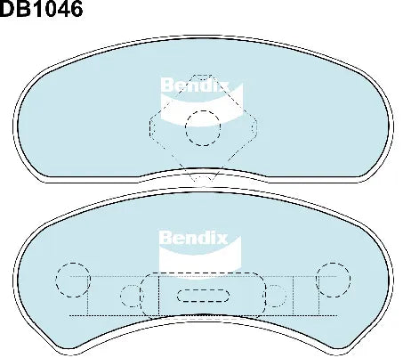 Bendix DB1046GCT Brake Pad Set - General CT