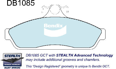 Bendix DB1085GCT Brake Pad Set - General CT
