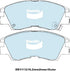 Bendix DB1113GCT Brake Pad Set - General CT