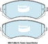 Bendix DB1148GCT Brake Pad Set - General CT