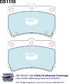 Bendix DB1158GCT Brake Pad Set - General CT