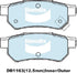 Bendix DB1163GCT Brake Pad Set - General CT