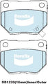 Bendix DB1220GCT Brake Pad Set - General CT