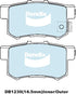 Bendix DB1230GCT Brake Pad Set - General CT