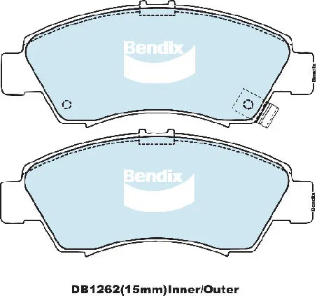 Bendix DB1262GCT Brake Pad Set - General CT