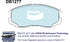 Bendix DB1277GCT Brake Pad Set - General CT