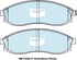 Bendix DB1308GCT Brake Pad Set - General CT