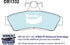 Bendix DB1332GCT Brake Pads Set - General CT