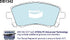Bendix DB1342GCT Brake Pad Set - General CT