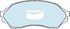 Bendix DB1358GCT Brake Pad Set - General CT