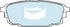 Bendix DB1359GCT Brake Pad Set - General CT