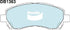Bendix DB1363GCT Brake Pad Set - General CT
