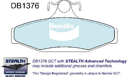 Bendix DB1376GCT Brake Pads Set - General CT