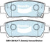 Bendix DB1384GCT Brake Pad Set - General CT
