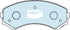 Bendix DB1385GCT Brake Pad Set - General CT