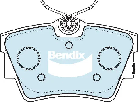 Bendix DB1389GCT Brake Pad Set - General CT
