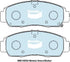 Bendix DB1393GCT Brake Pad Set - General CT