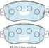 Bendix DB1395GCT Brake Pad Set - General CT
