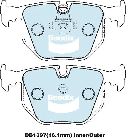 Bendix DB1397EURO Brake Pad Set Euro+