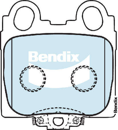 Bendix DB1416GCT Brake Pad Set - General CT