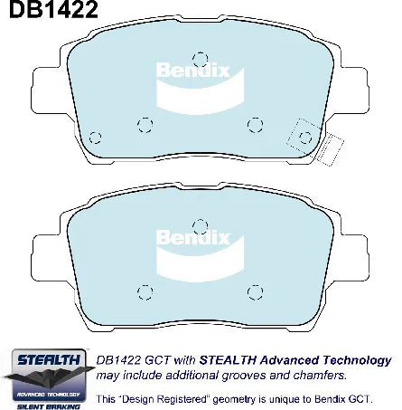 Bendix DB1422GCT Brake Pad Set - General CT