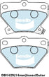 Bendix DB1429GCT Brake Pad Set - General CT
