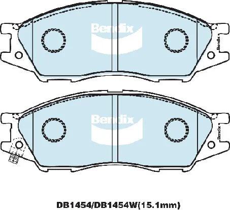 Bendix DB1454GCT Brake Pad Set - General CT