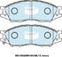 Bendix DB1454GCT Brake Pad Set - General CT