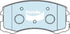 Bendix DB1455GCT Brake Pad Set - General CT
