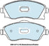 Bendix DB1471EURO Brake Pad Set Euro+