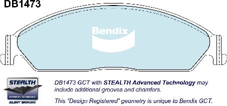 Bendix DB1473GCT Brake Pads Set - General CT
