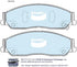 Bendix DB1474GCT Brake Pad Set - General CT