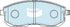 Bendix DB1485GCT Brake Pad Set - General CT