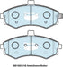 Bendix DB1503GCT Brake Pad Set - General CT