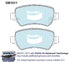 Bendix DB1511GCT Brake Pad Set - General CT